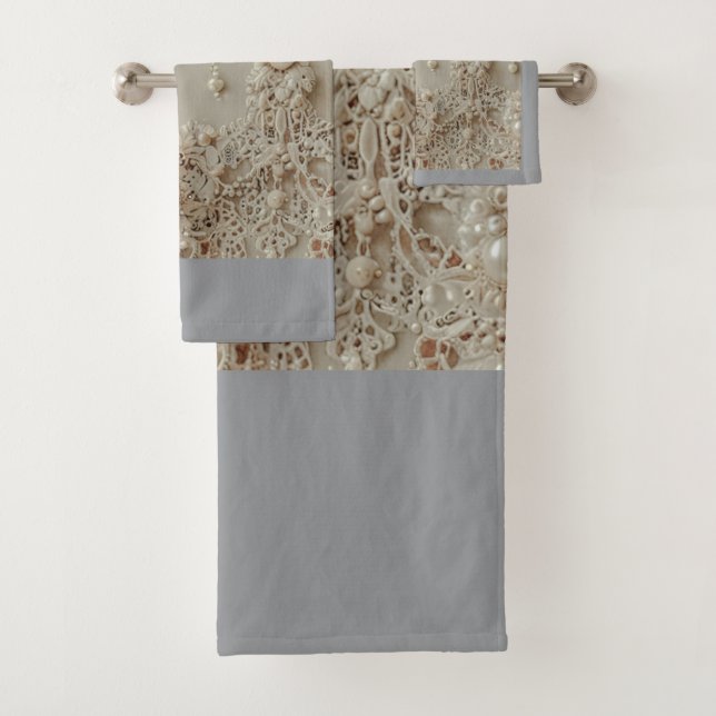 Ensemble de serviettes de salle de bain (En situation)