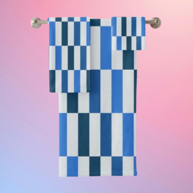 Ensemble de serviettes de salle de bain Blue Line  (Créateur téléchargé)