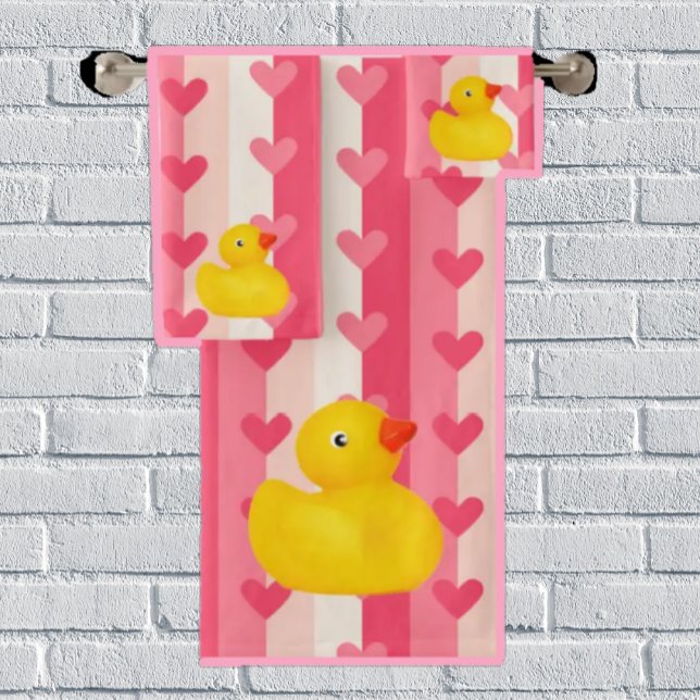 Ensemble de serviettes de salle de bain Canard en  (Créateur téléchargé)