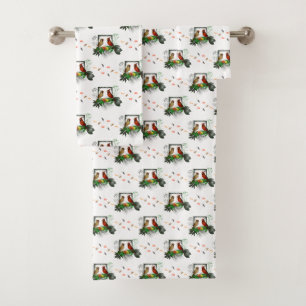 Ensemble de serviettes de salle de bain Cardinals