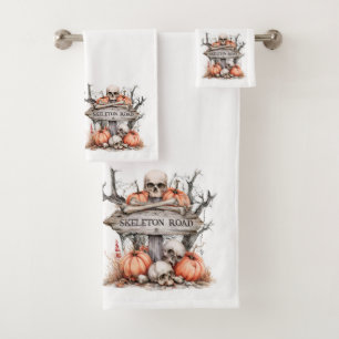 Ensemble de serviettes de salle de bain Halloween 