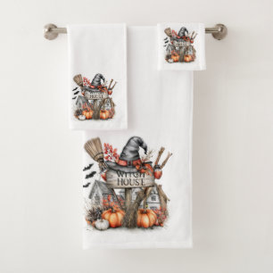 Ensemble de serviettes de salle de bain Halloween