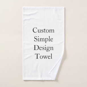 ensemble de serviettes de salle de bain personnali