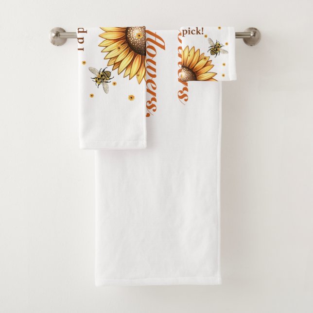 Ensemble de serviettes de salle de bain pour la Fê (En situation)
