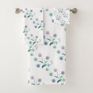ENSEMBLE DE SERVIETTES DE SALLE DE BAINS DE PRINTE