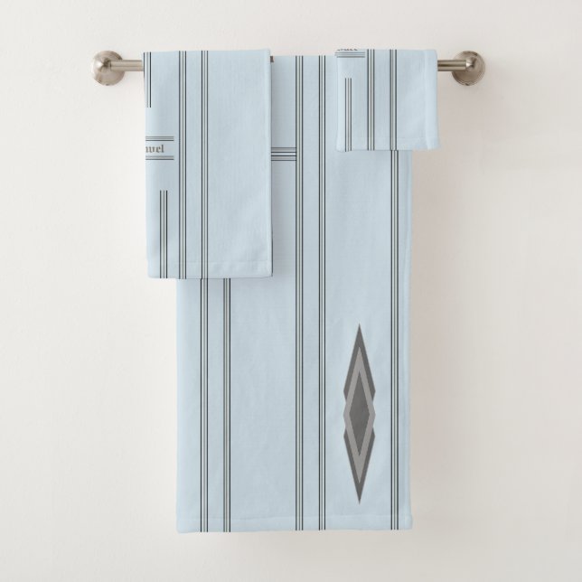 Ensemble De Serviettes De Salle De Bains En Face D (En situation)