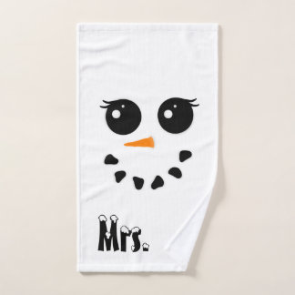 Ensemble de serviettes de toilette Mme Snow Woman