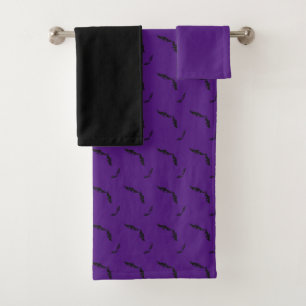 Ensemble de serviettes d'Halloween/ bain