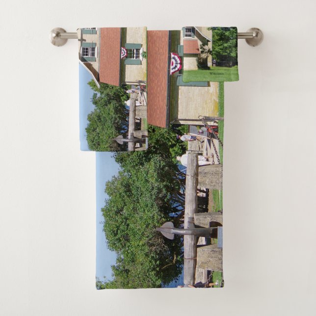 Ensemble de serviettes Eagle Bluff Lighthouse (En situation)