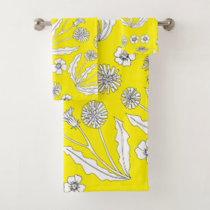 Ensemble de serviettes en Dandelion Neon