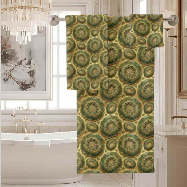 Ensemble de serviettes en géode d'agate de luxe -  (Créateur téléchargé)