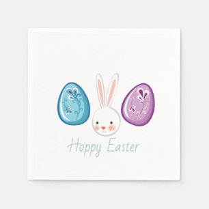 Ensemble de serviettes en papier Pâques Hoppy Mign