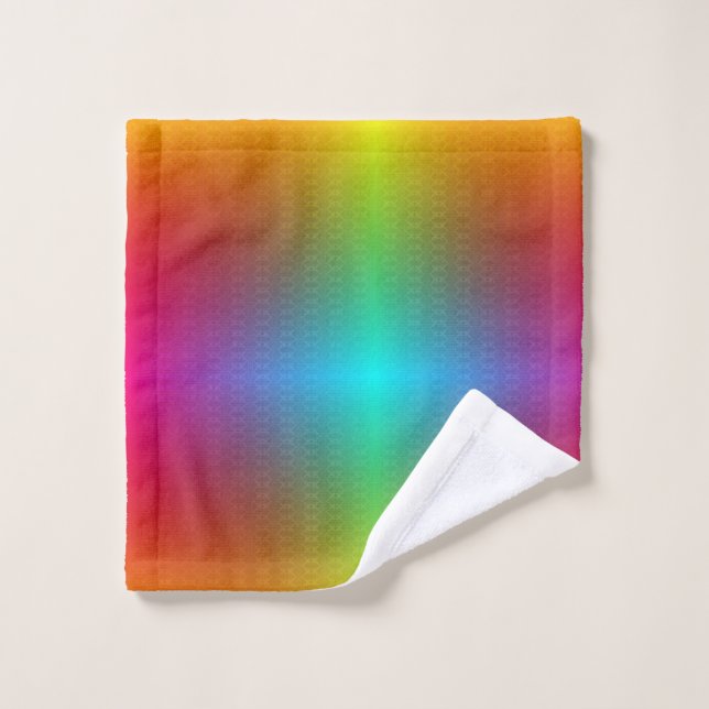 Ensemble de serviettes et gant de toilette vibrant (Gant de toilette)