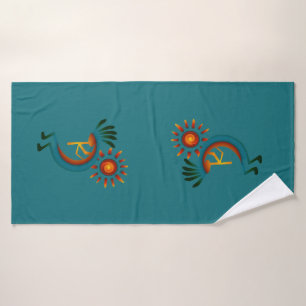 Ensemble de serviettes Kokopelli Sun SouthwestT