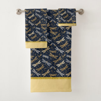 Ensemble de serviettes libellule