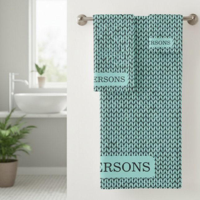 Ensemble de serviettes personnalisées pour la fami (Créateur téléchargé)