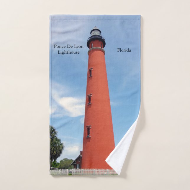 Ensemble de serviettes Ponce De Leon Lighthouse (Serviette à main)