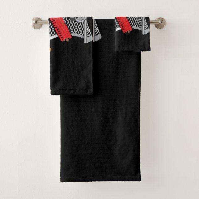 Ensemble de serviettes pour gardien de but de hock (En situation)