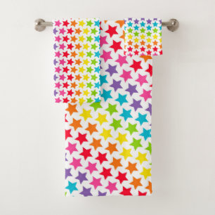 Ensemble de serviettes - Rainbow Stars