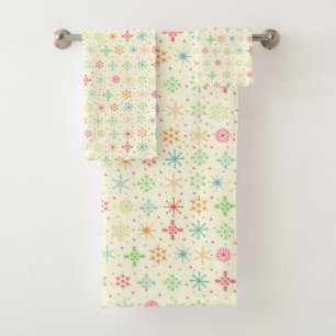 Ensemble de serviettes Retro Stars