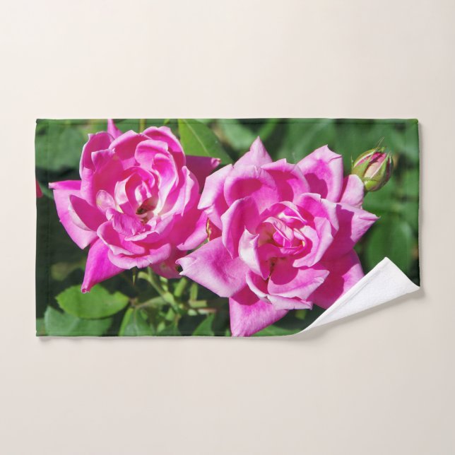 Ensemble de serviettes Roses Roses Roses Roses Ros (Serviette à main)