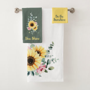 Ensemble de serviettes Tournesol Vous Brillez