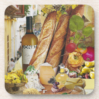 Ensemble de six Dessous de verre en plastique dur