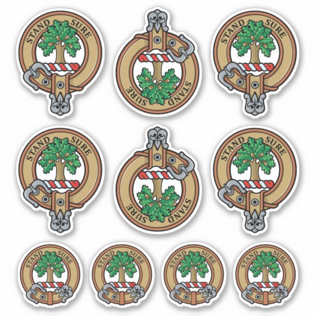Ensemble de stickers Clan Anderson Crest (Devant)