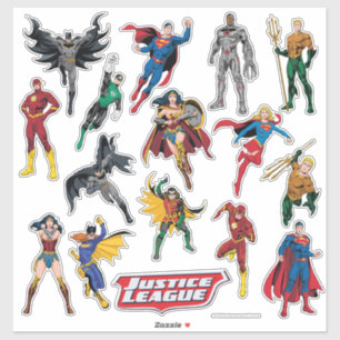 Ensemble de stickers Contour de la Ligue de la Jus