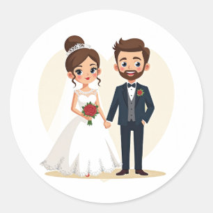 Ensemble de stickers Couple mariage