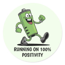 Ensemble de stickers de batterie chargée