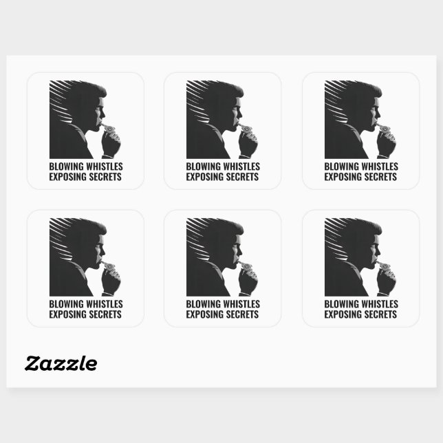 Ensemble de stickers de dénonciateurs (Feuille)