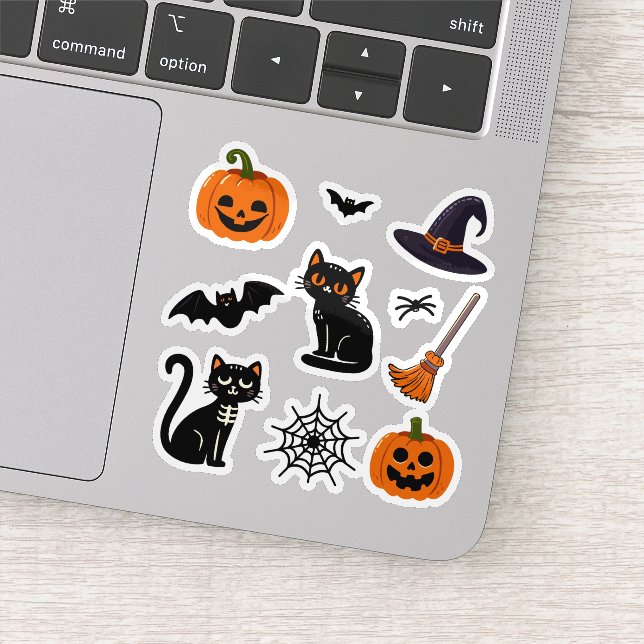 Ensemble de stickers d'Halloween pour enfants (Détail)