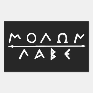 Ensemble de stickers Molon Labe