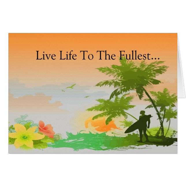 Ensemble de surfer d'été (Devant horizontal)