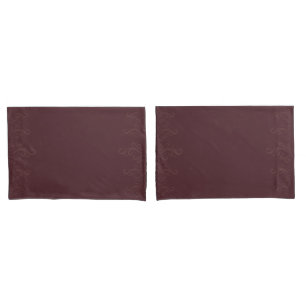 Ensemble de taies d'oreiller marron Time to Relax