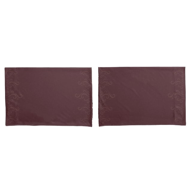 Ensemble de taies d'oreiller marron Time to Relax (devant-Set)