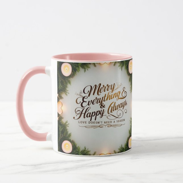 Ensemble de tasses – Cadeau de Noël à la lumière d (Gauche)