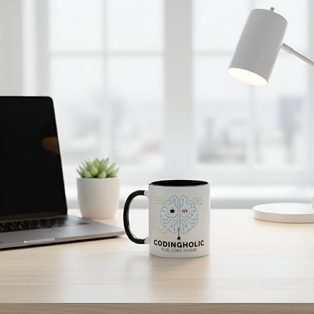 Ensemble de tasses Tech Brain Coding Combo (Créateur téléchargé)