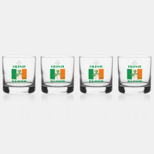 Ensemble de verre Whiskey de sang irlandais