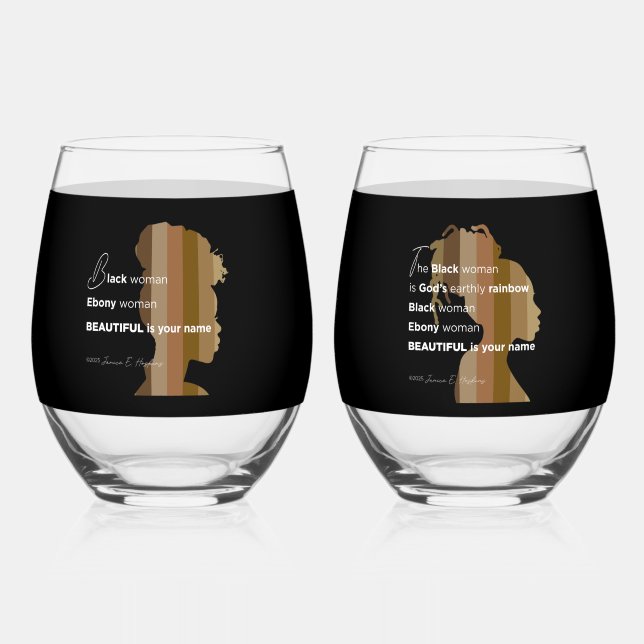 Ensemble de verrerie Verre à vin sans pied (Recto)