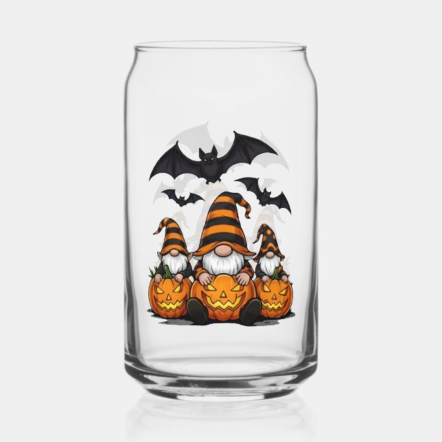 Ensemble de verres à boire Gnome Halloween (Recto)