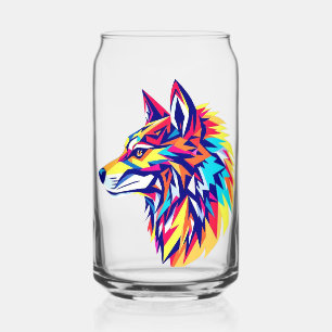 Ensemble de verres à boire Loup Géométrique Coloré