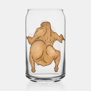Ensemble de verres à boire Twerkey de Thanksgiving