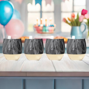 Ensemble de verres à vin sans pied Elegant Smoke S
