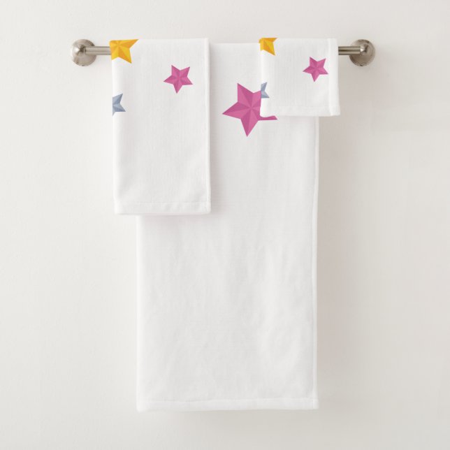 Ensemble d'étoiles colorées (En situation)