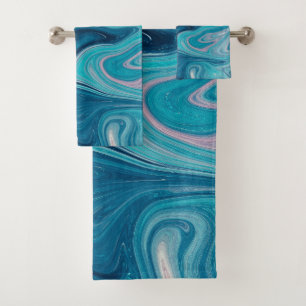 Ensemble élégant de serviette de l'ondulation