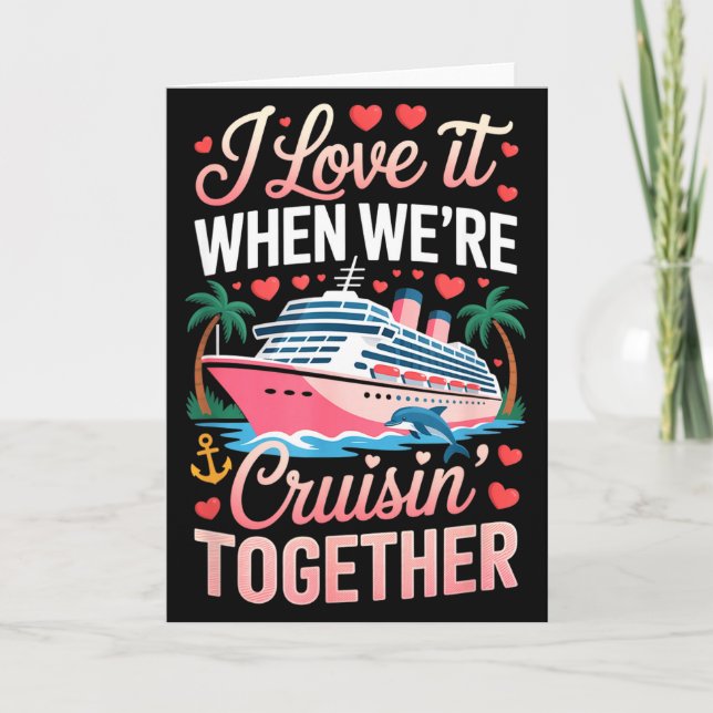 Ensemble en croisière Cartes de la Saint-Valentin  (Devant)
