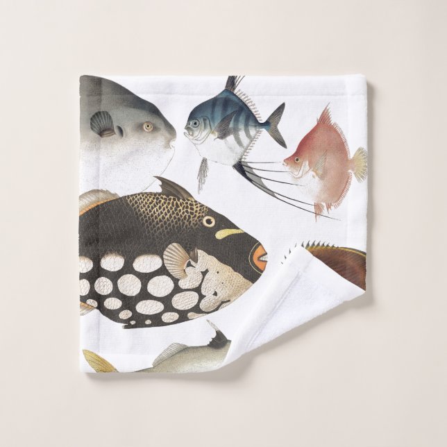 Ensemble japonais vintage de serviette de Bath (Gant de toilette)