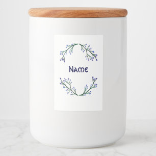Ensemble minimal de Étiquettes de nourriture et de